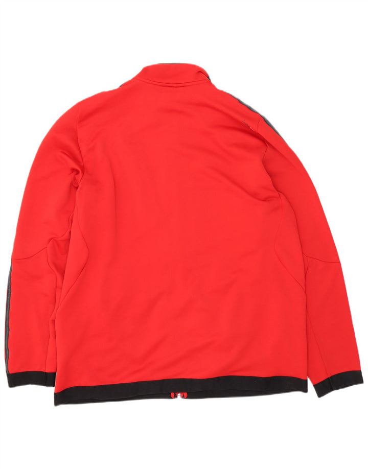 Мужская спортивная куртка Adidas Climalite 2XL, красный полиэстер