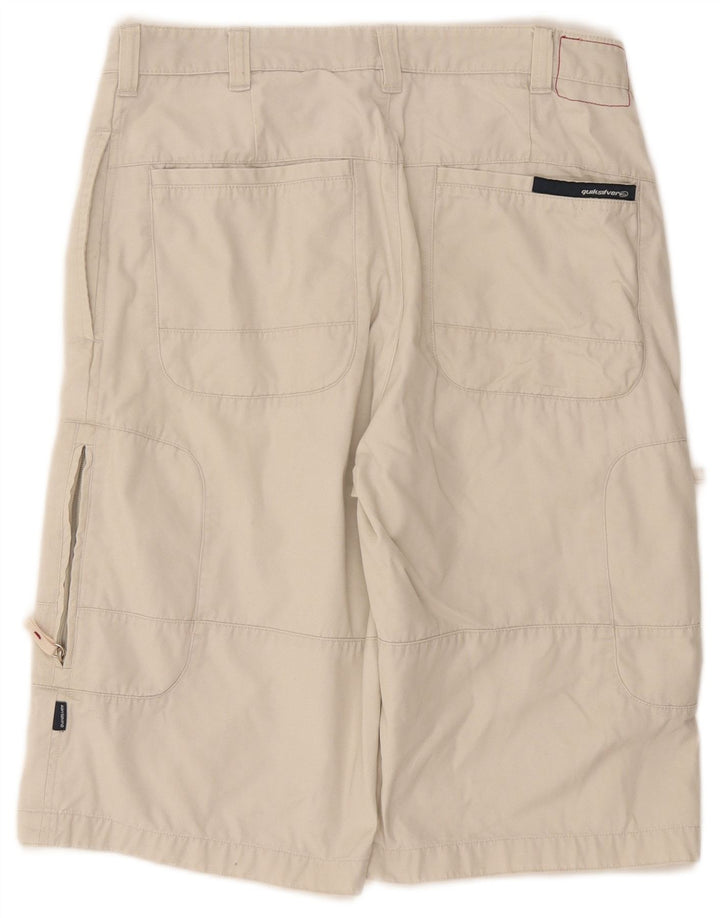Мужские шорты карго Quiksilver W31, средний бежевый, хлопок
