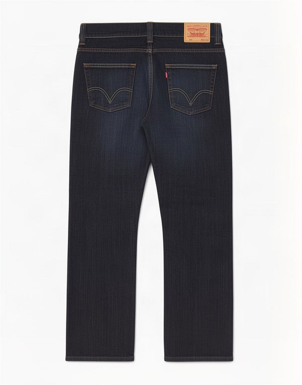 Мужские прямые джинсы Levi's 506 Standard Fit W33 L30 темно-синие