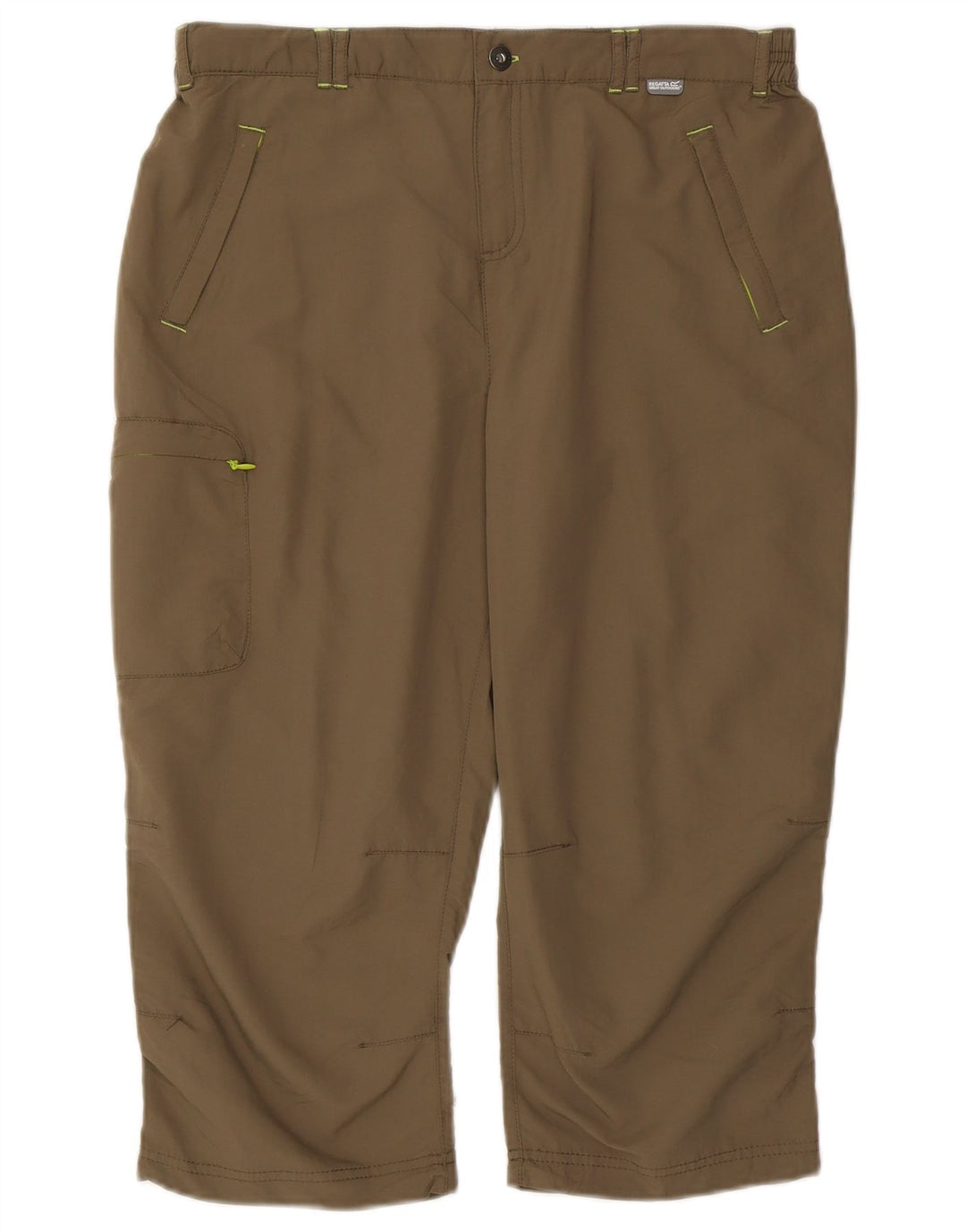 Женские капри Regatta UK 14, большие W32 L19, хаки, полиэстер