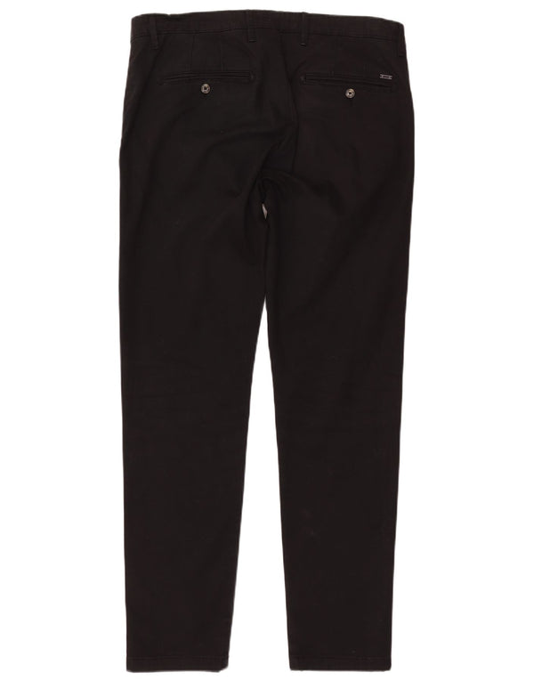 Мужские брюки-чиносы LIU JO Uomo Slim Fit IT 50, большие W36 L32, черный хлопок