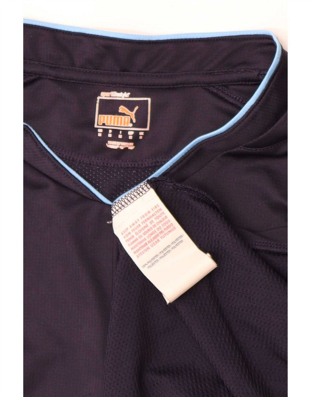 Мужская футболка Puma Top Medium Navy Blue из полиэстера
