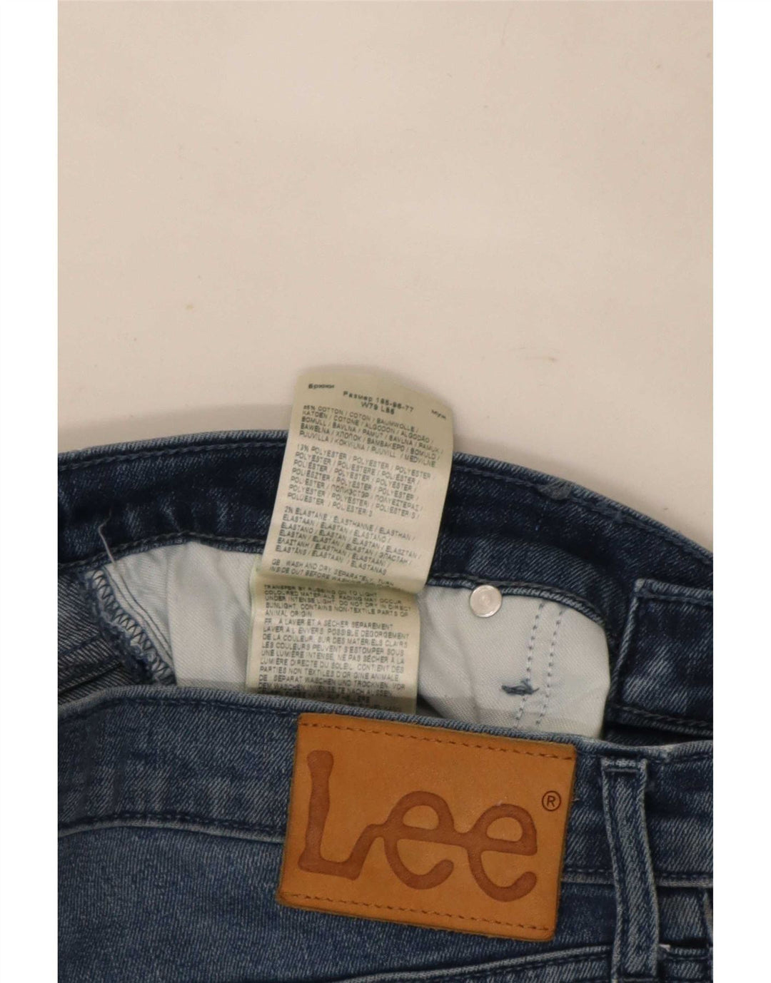 Мужские джинсы Lee Luke Slim W31 L34, синий хлопок