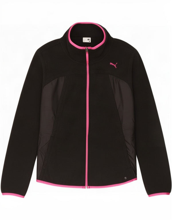 Женская флисовая куртка Puma UK 12, средний черный полиэстер