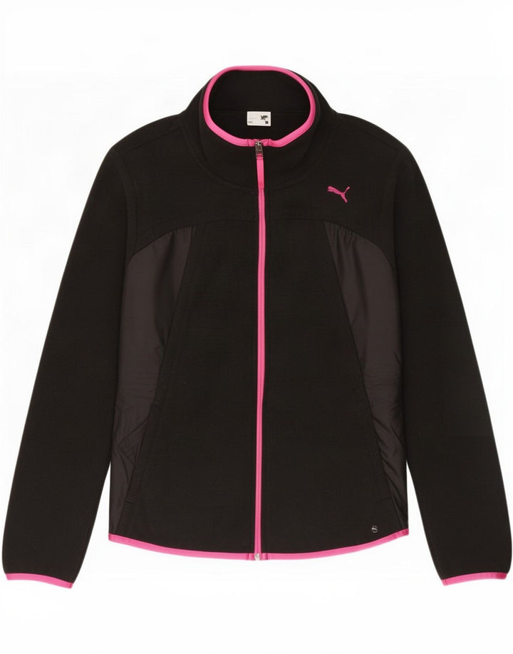 Женская флисовая куртка Puma UK 12, средний черный полиэстер
