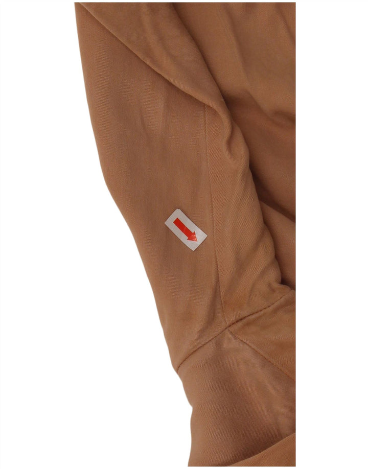 Женские укороченные брюки-джоггеры Zara W28 L25 розового цвета с цветными блоками среднего размера