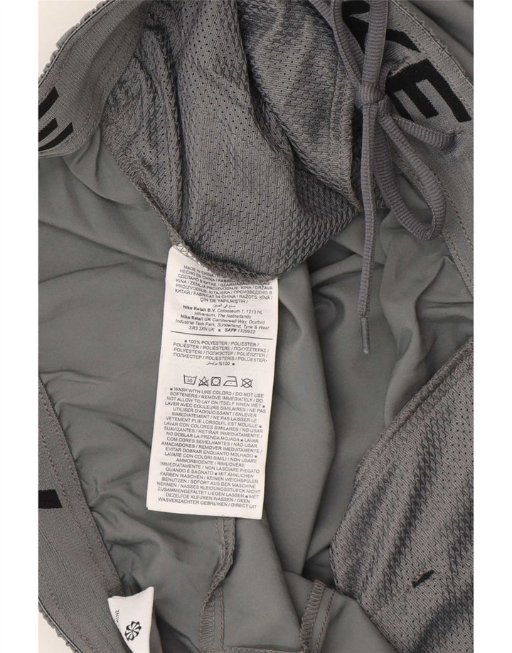 Мужские спортивные шорты Nike Dri Fit, большие серые, полиэстер