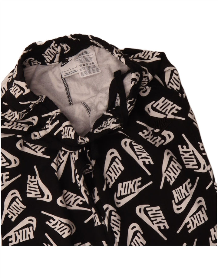 Спортивные брюки с графическим рисунком для мальчиков Nike, джоггеры, большой размер, черный хлопок, 12–13 лет