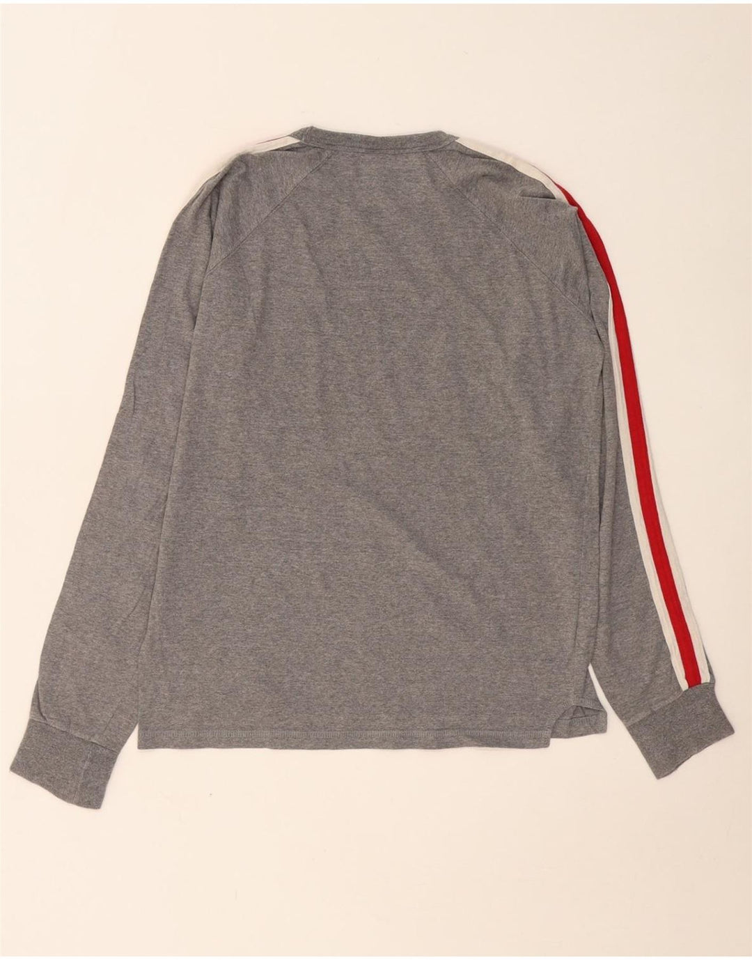 Мужской топ с графическим рисунком CONVERSE Chuck Taylor, маленький серый цвет с длинными рукавами