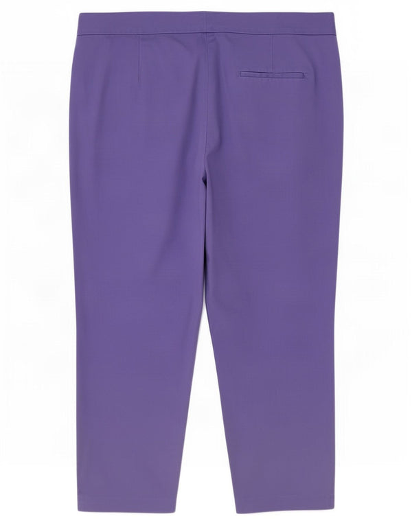 Женские прямые капри Marks & Spencer UK 16, большие W36 L22, фиолетовые