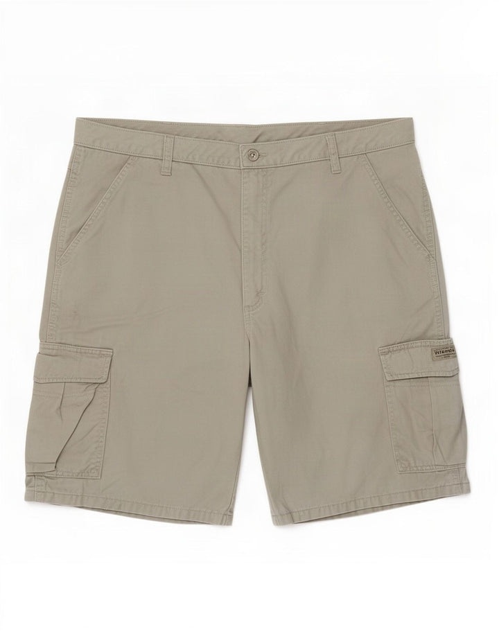 Мужские шорты-карго Wrangler W36, серые, хлопок, большие размеры
