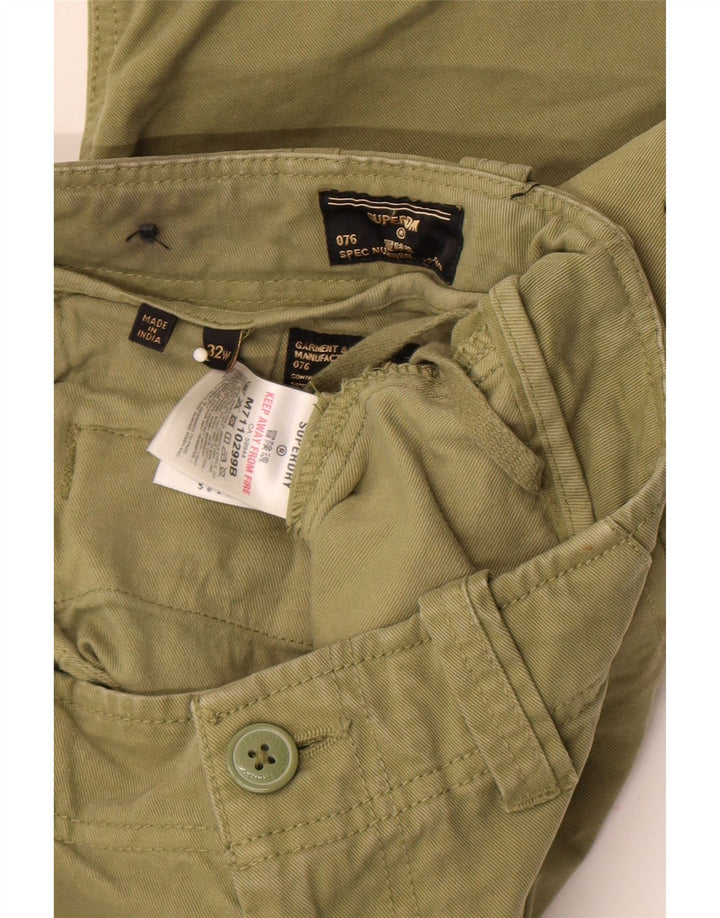 Мужские шорты карго Superdry W32, средний цвет хаки, хлопок
