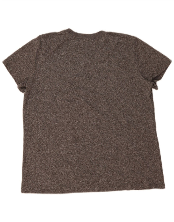 Мужская футболка Nike Dri Fit Top XL серая в крапинку