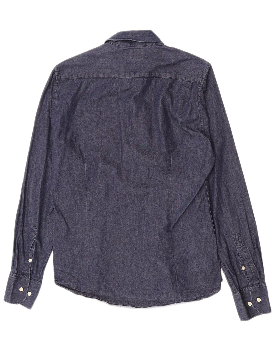 Мужская джинсовая рубашка Barbour, маленькая, темно-синяя, хлопковая
