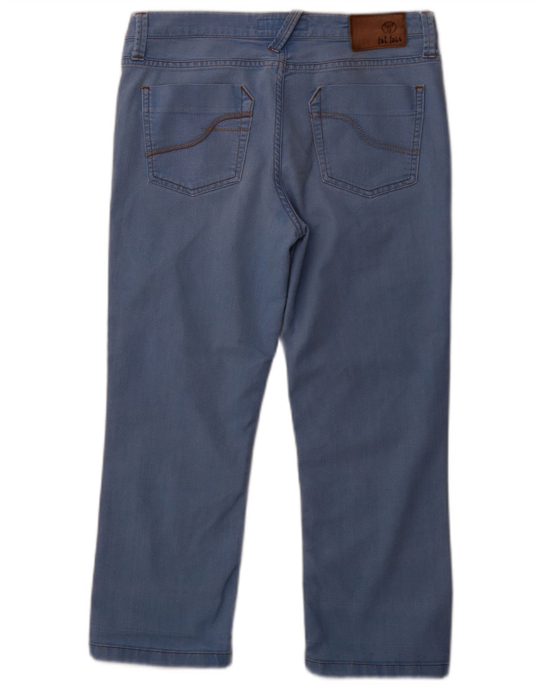 FAT FACE Womens Cropped Jeans UK 12 Medium W30 L23 Blue Cotton