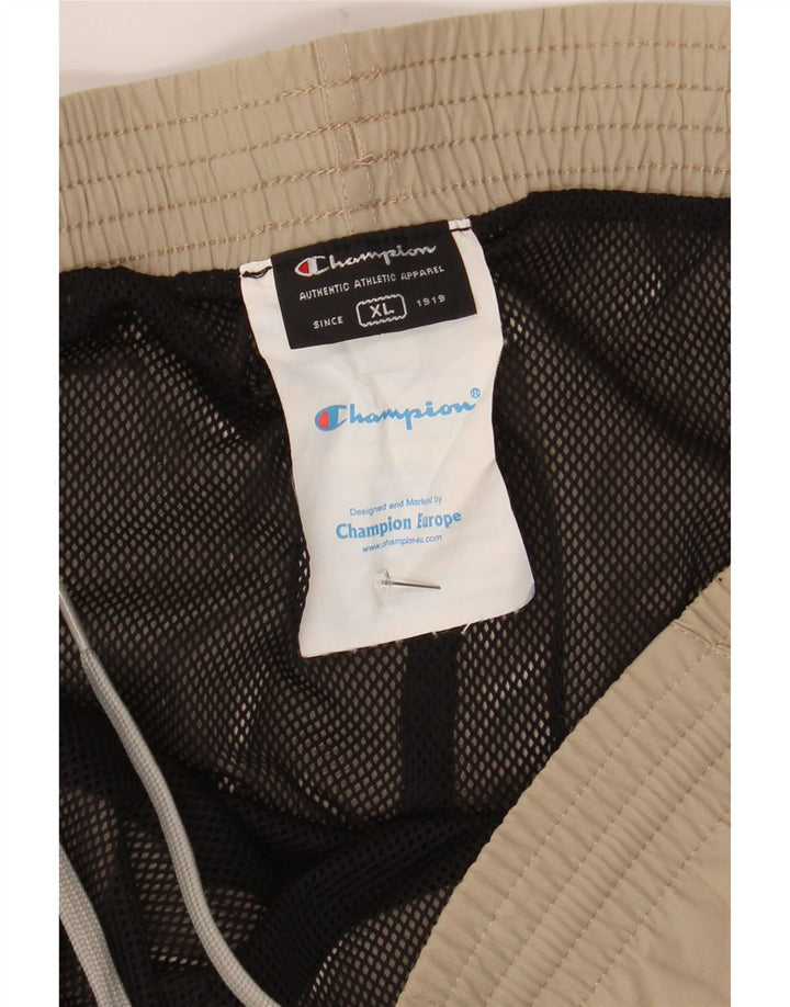Мужские спортивные брюки Champion XL из полиэстера бежевого цвета
