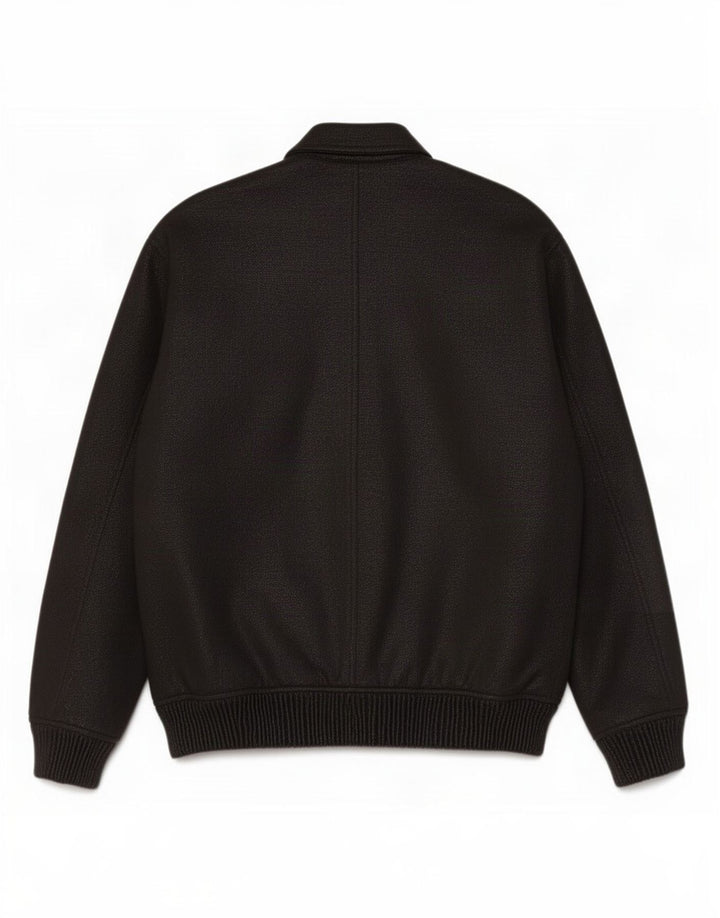 Мужская куртка-бомбер Zara UK 40, большая черная крапинка из полиэстера