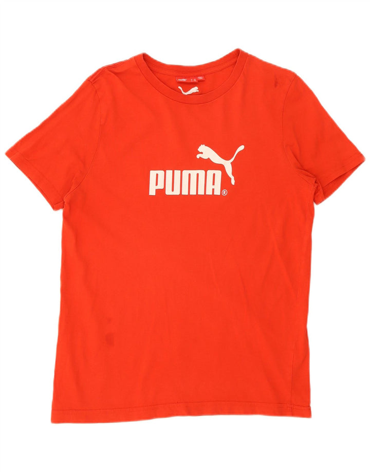 Мужская футболка с рисунком Puma, средний красный