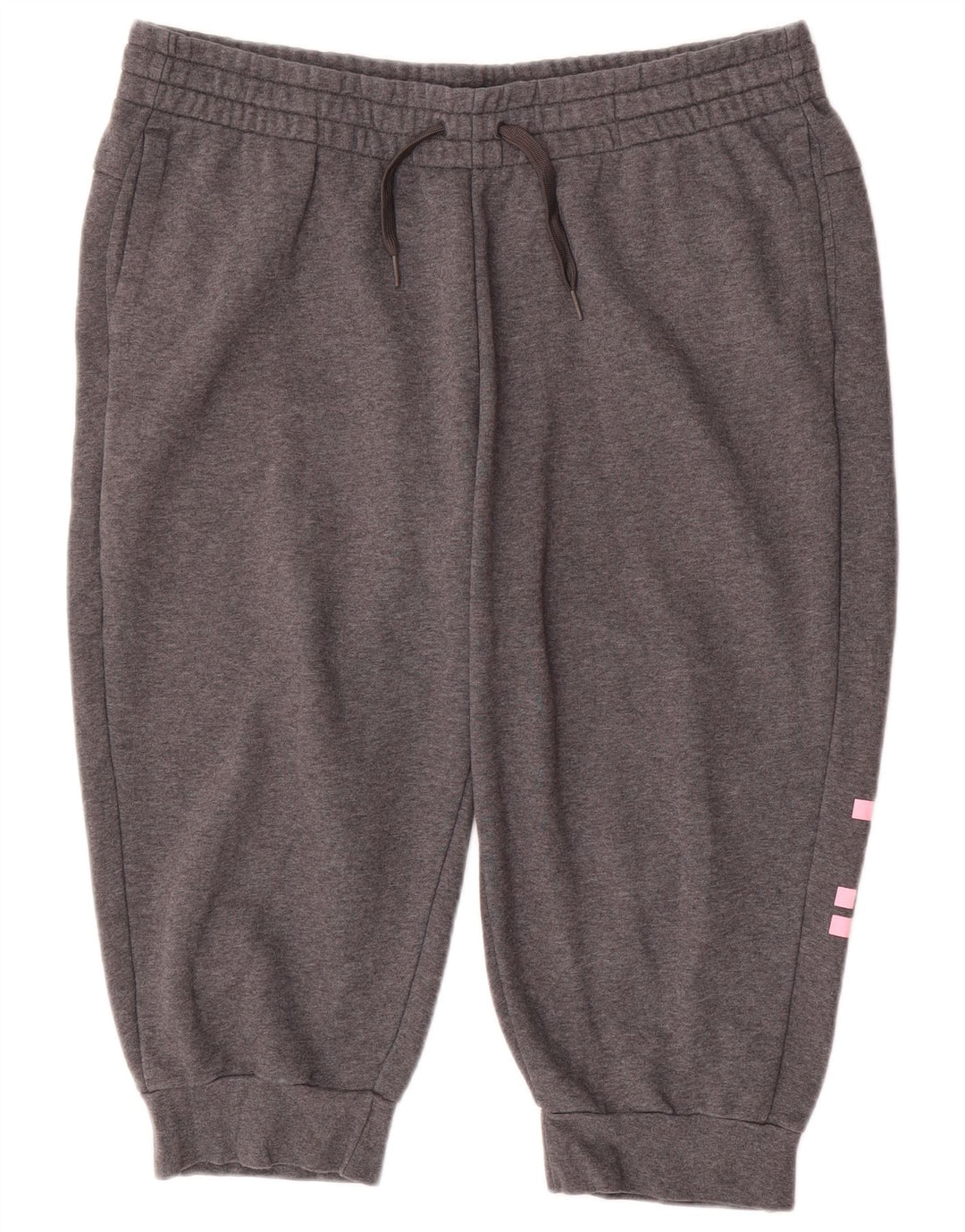 Женские спортивные шорты-бермуды с рисунком ADIDAS UK 20/22 XL Серые