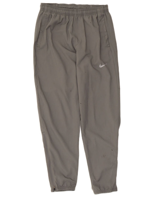 Мужские спортивные брюки Nike Dri Fit, джоггеры, маленький серый полиэстер