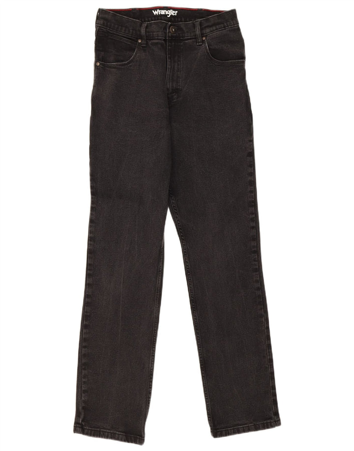 Мужские прямые джинсы Wrangler W31 L32, черный хлопок