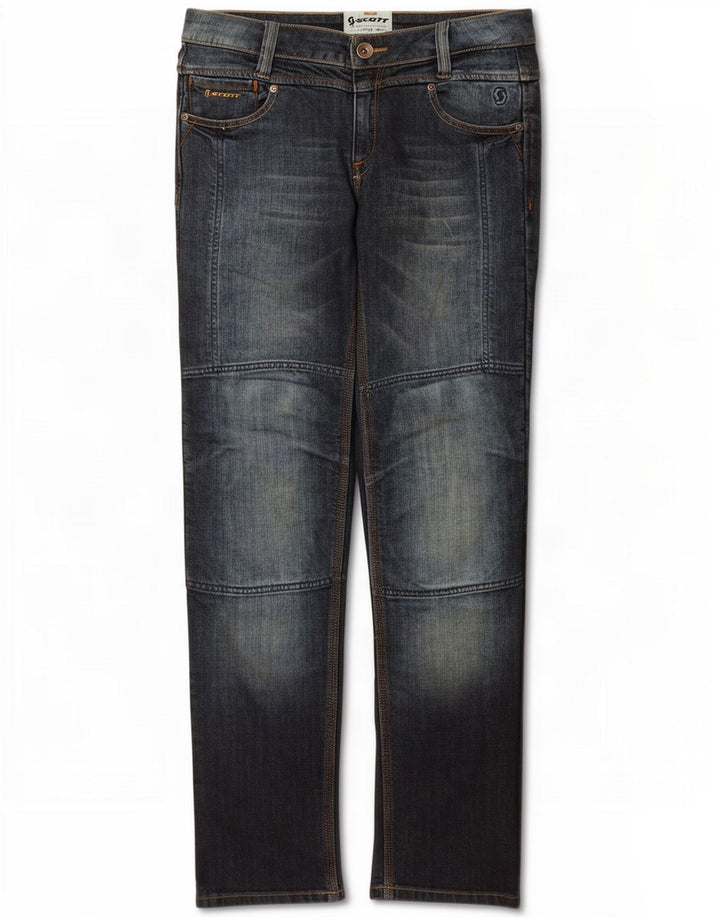 Женские прямые джинсы Scott W28 L33 Темно-синие