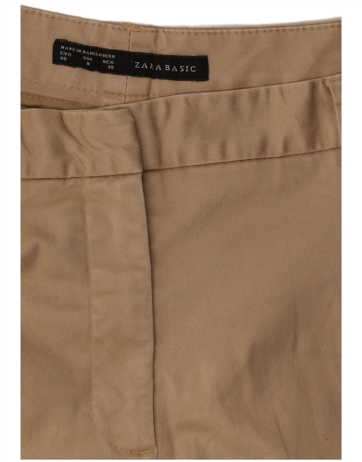 Женские брюки-чиносы Zara EU 40 Medium W30 L25 Бежевые