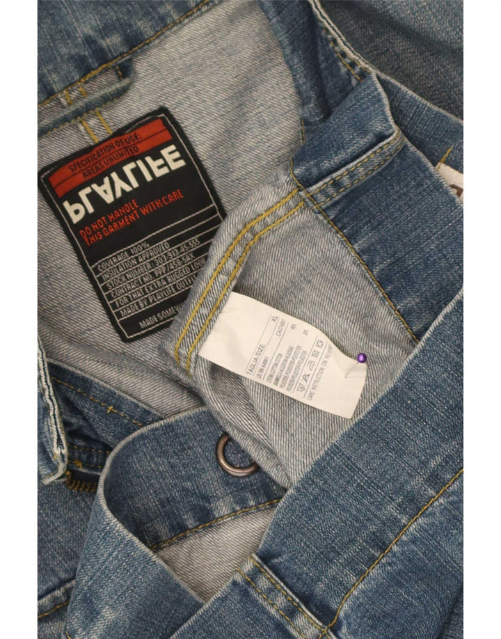 Мужская джинсовая куртка Playlife UK 42 XL, синяя, хлопок