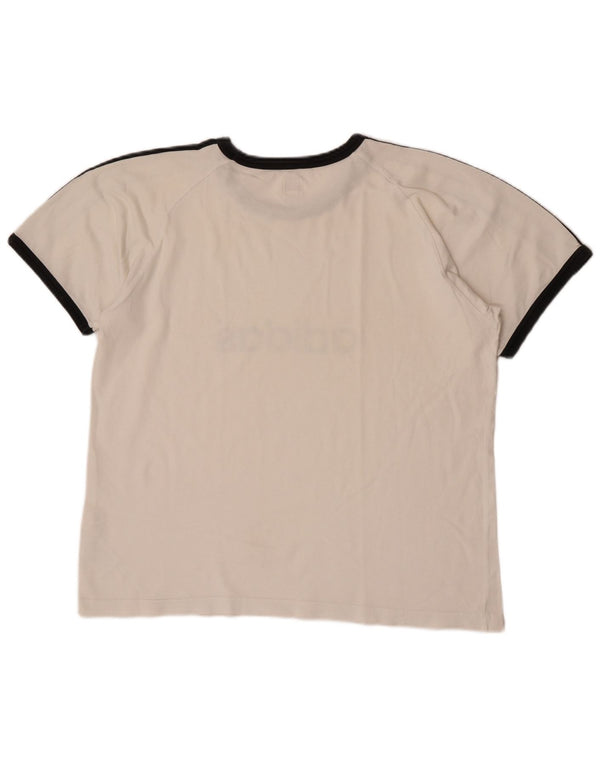 Женская футболка Adidas Top UK 18 XL, белый хлопок