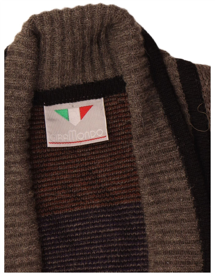 Мужской двубортный кардиган Giramondo IT 48 Medium Grey Geometric