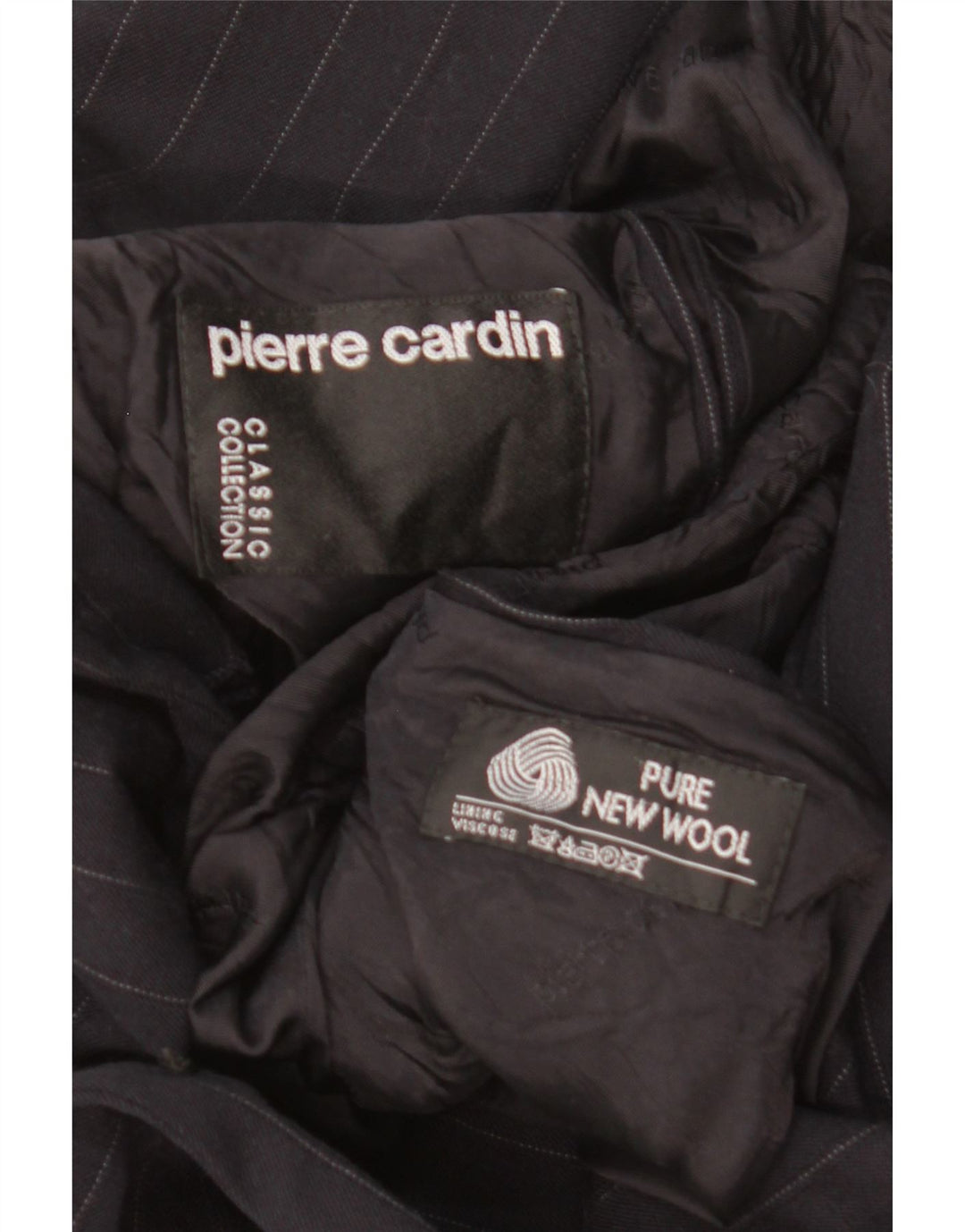 Мужской двубортный пиджак Pierre Cardin UK 40, большой черный
