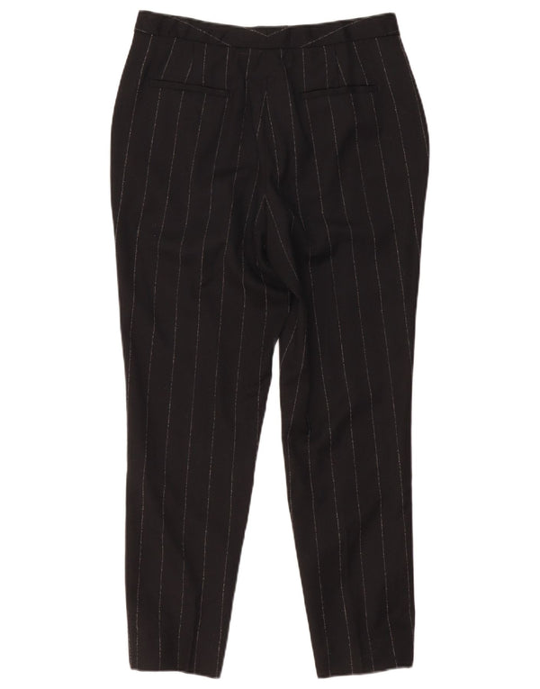 MASSIMO DUTTI Женские узкие брюки чинос EU 38 Small W30 L27 Черные в полоску