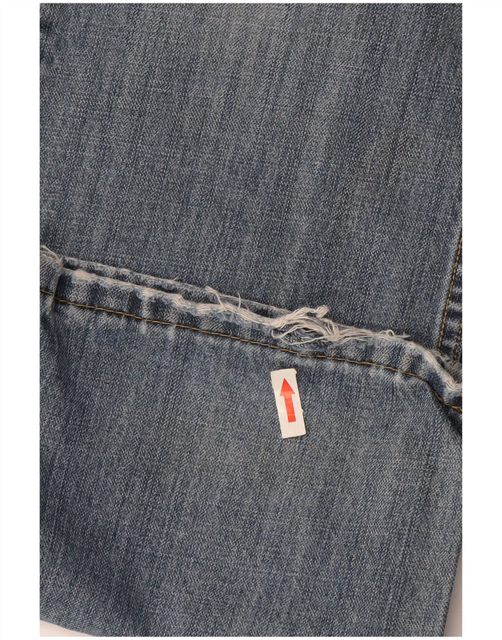 Женские джинсы Levi's 527 с низкой талией Bootcut W32 L34 Синие, хлопок