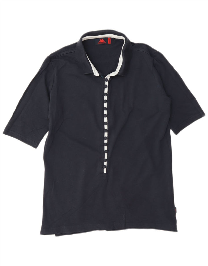 Женская рубашка поло Kappa UK 14 Medium Navy Blue