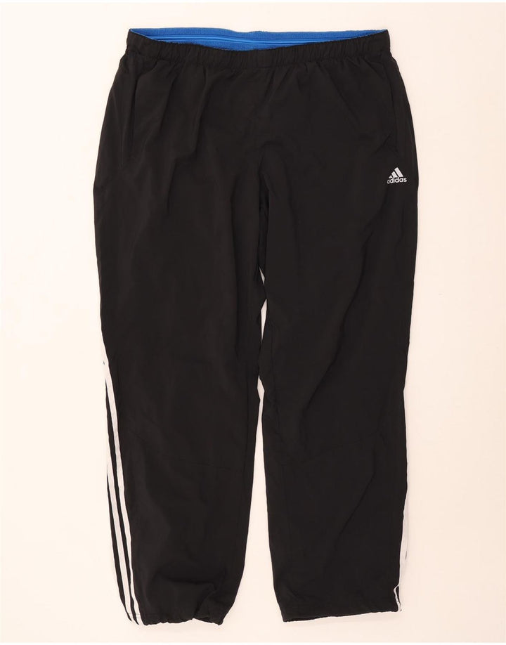 Мужские спортивные брюки Adidas Climalite, джоггеры 2XL, черный полиэстер