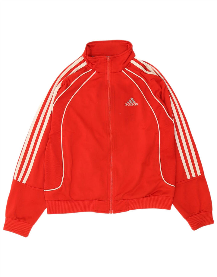 Спортивный костюм Adidas для девочек, верхняя куртка 11-12 лет, красный