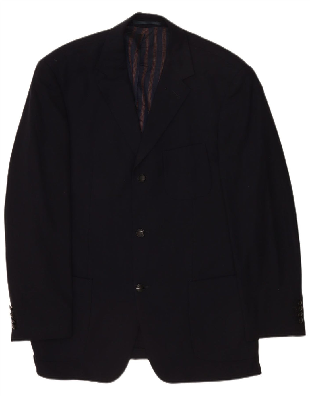 Мужской пиджак с 3 пуговицами Hugo Boss EU 52 XL, темно-синий, новая шерсть