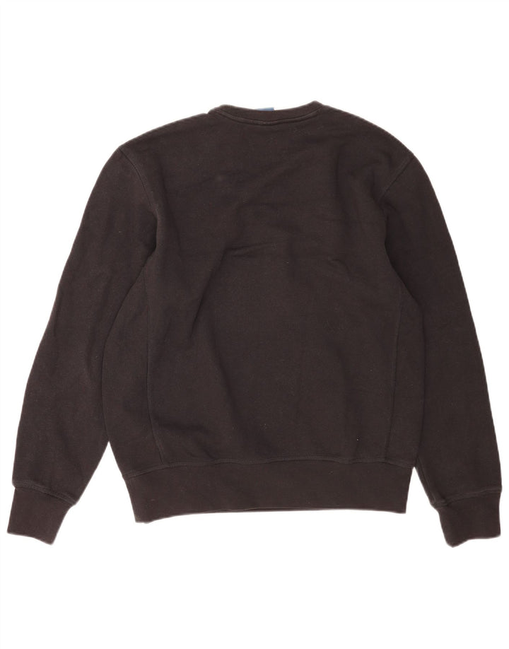 Мужской свитер REEBOK, джемпер среднего размера, черный, хлопок