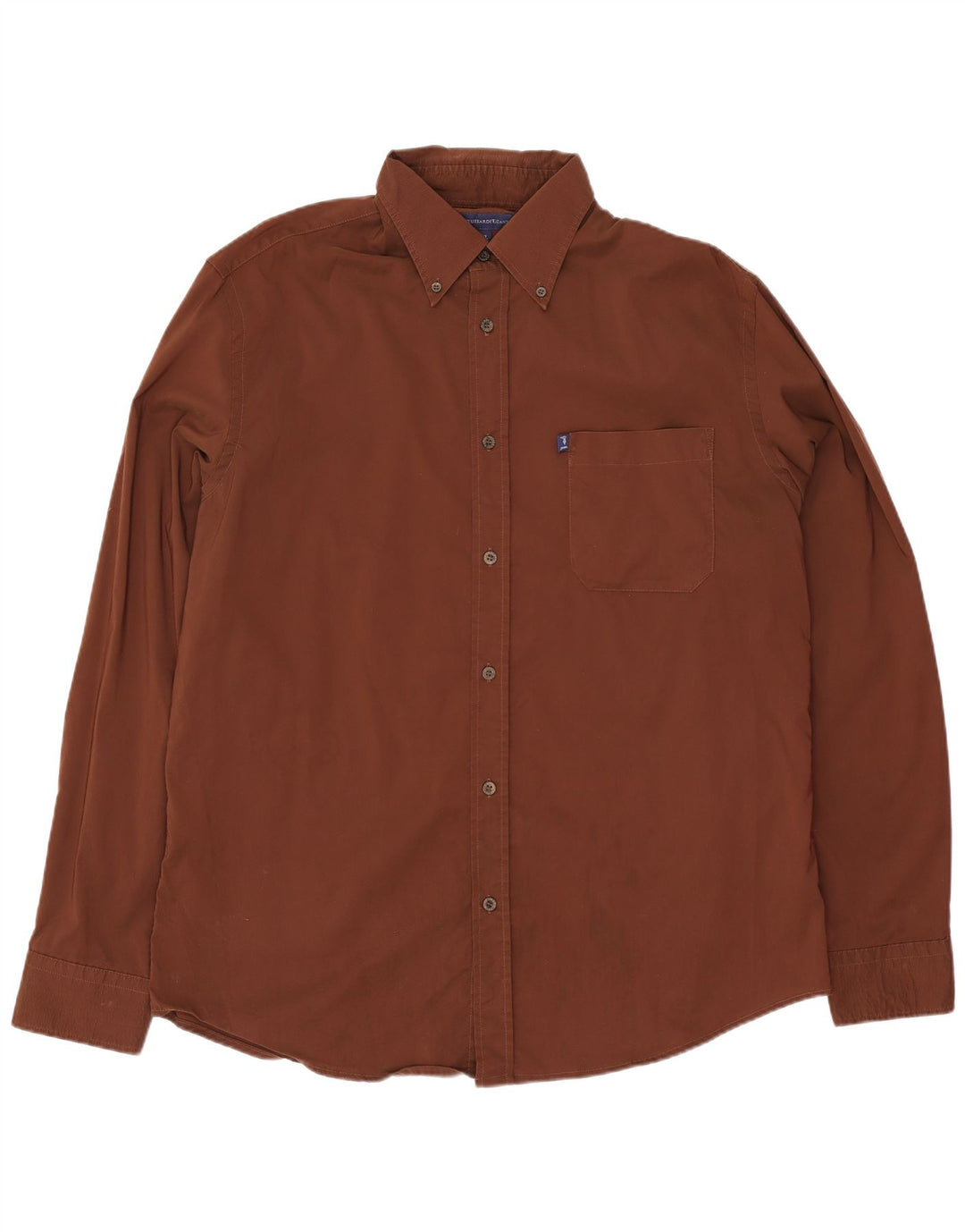 Мужская рубашка Trussardi XL коричневая, хлопок