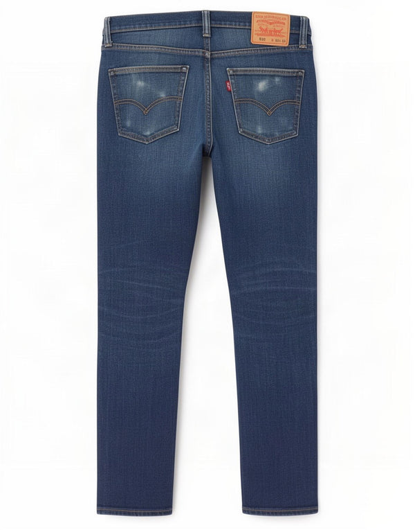 Мужские джинсы скинни Levi's 510 W34 L30 темно-синие
