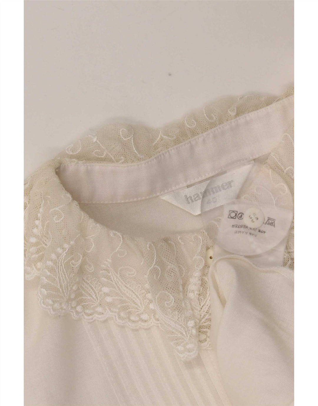 Женская блузка-рубашка Hammer EU 40 Medium White Ramie