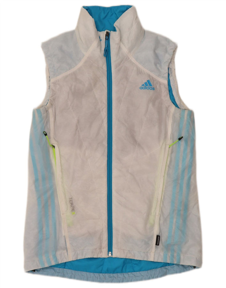 Женский утепленный жилет Adidas Terrex UK 12, средний белый полиэстер