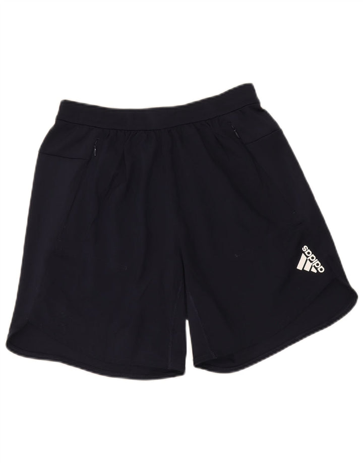 Мужские спортивные шорты Adidas Aeroready, маленькие темно-синие, полиэстер