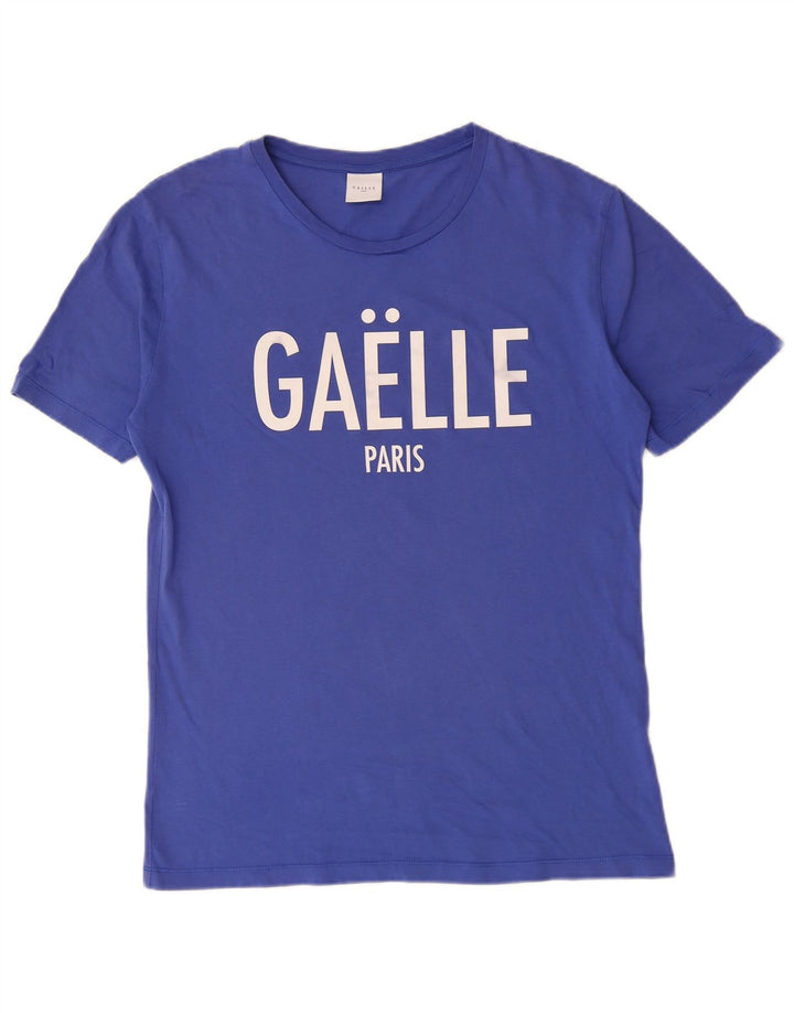 Мужская футболка с рисунком Gaelle, маленькая синяя