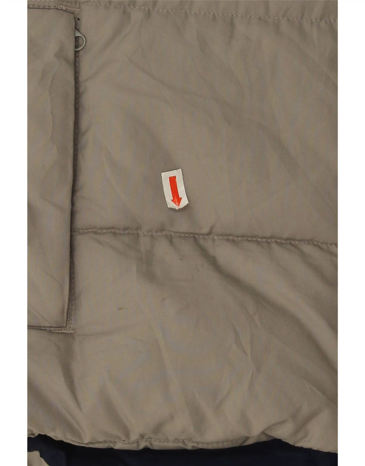 Утепленный жилет Nike для мальчиков 10–11 лет, средний серый цвет, полиэстер с цветными блоками