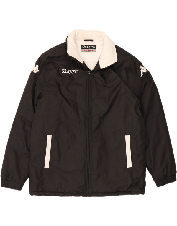 Мужская ветровка KAPPA UK 44 2XL, черный полиэстер