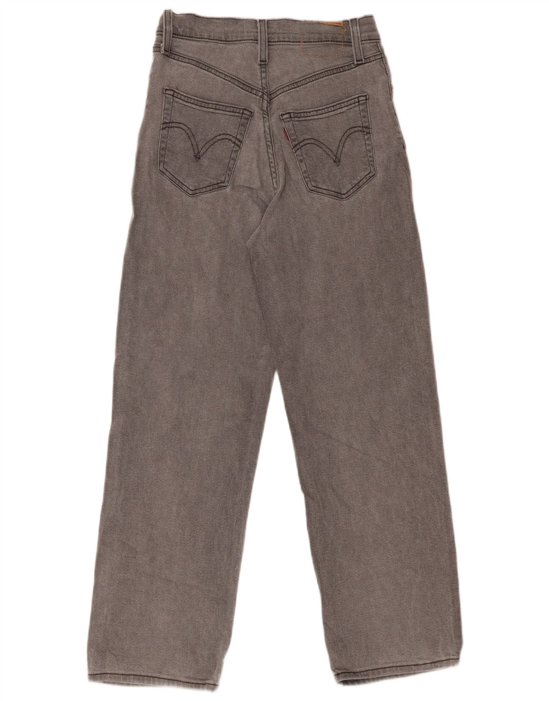 Женские широкие джинсы с высокой талией LEVI'S W24 L27 Серые