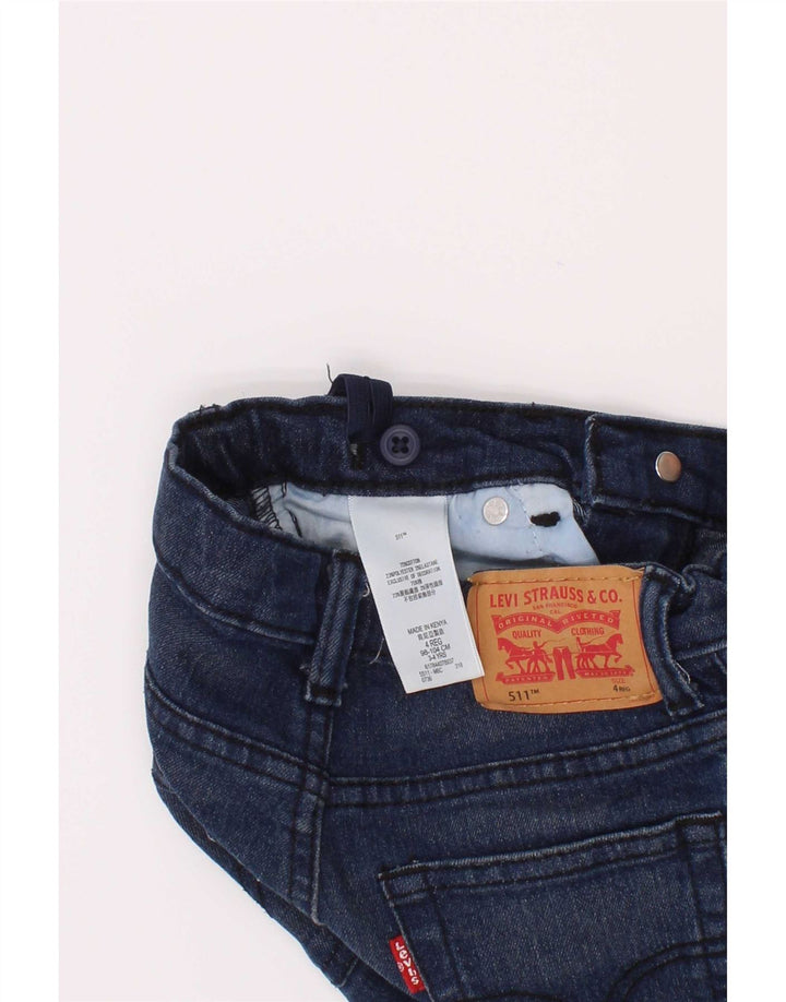 Джинсы Levi's 511 Slim для мальчиков 3–4 лет W20 L18, синий хлопок