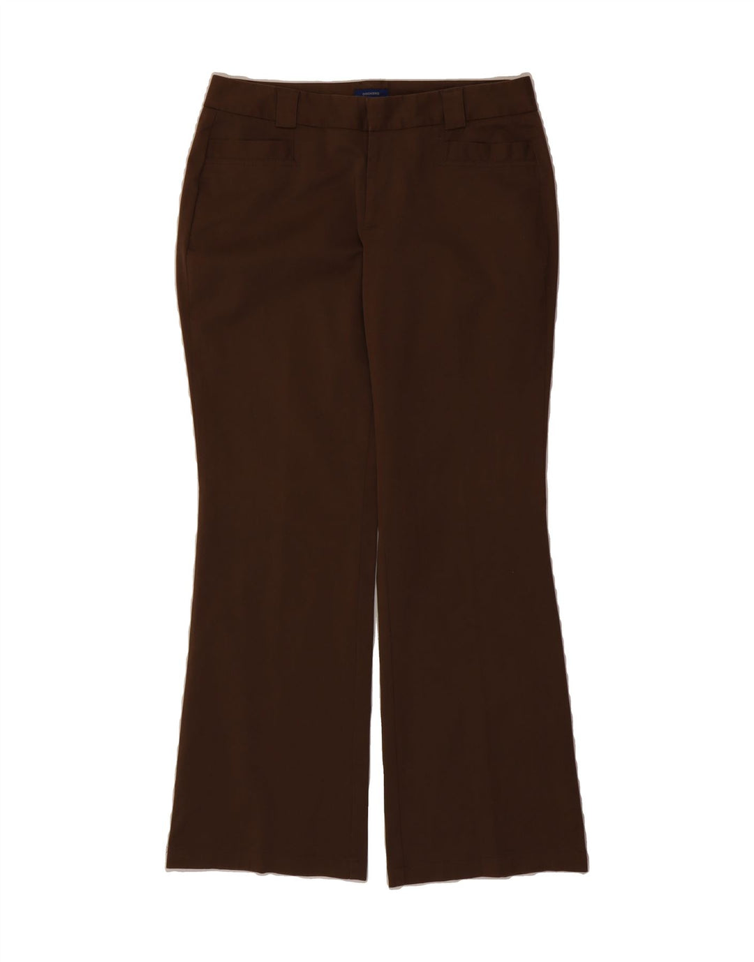 DOCKERS Womens Mid Rise Casual Trousers US 8 Medium W32 L32 Brown Vintage Dockers and Second-Hand Dockers from Messina Hembry 