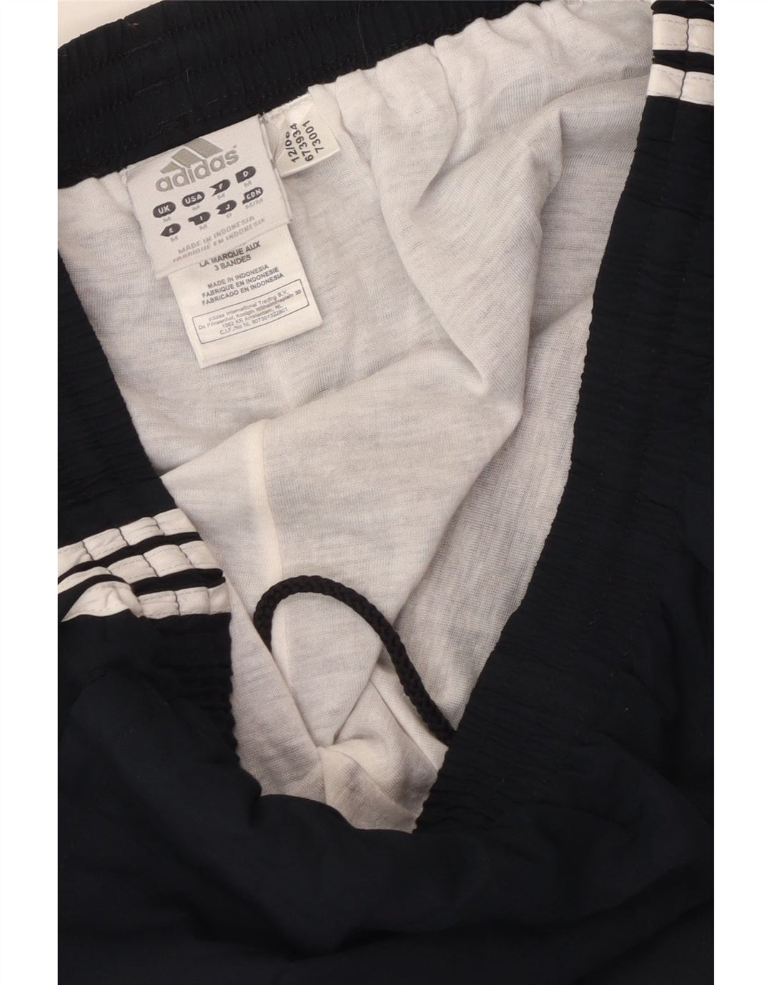 Мужские спортивные брюки ADIDAS, средний черный полиэстер